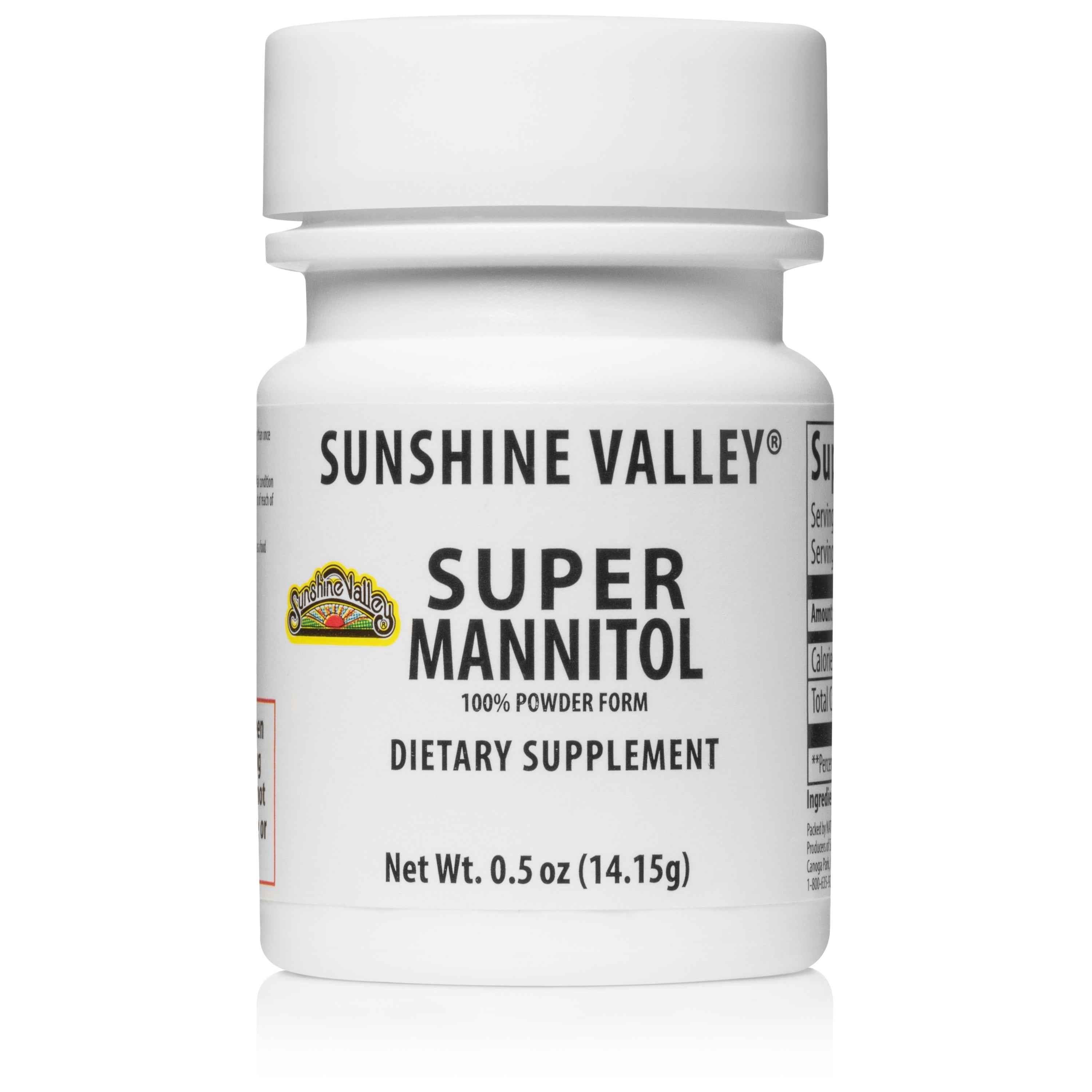Sunshine Valley® Super Mannitol Powder Dietary Supplement One Half Ounce