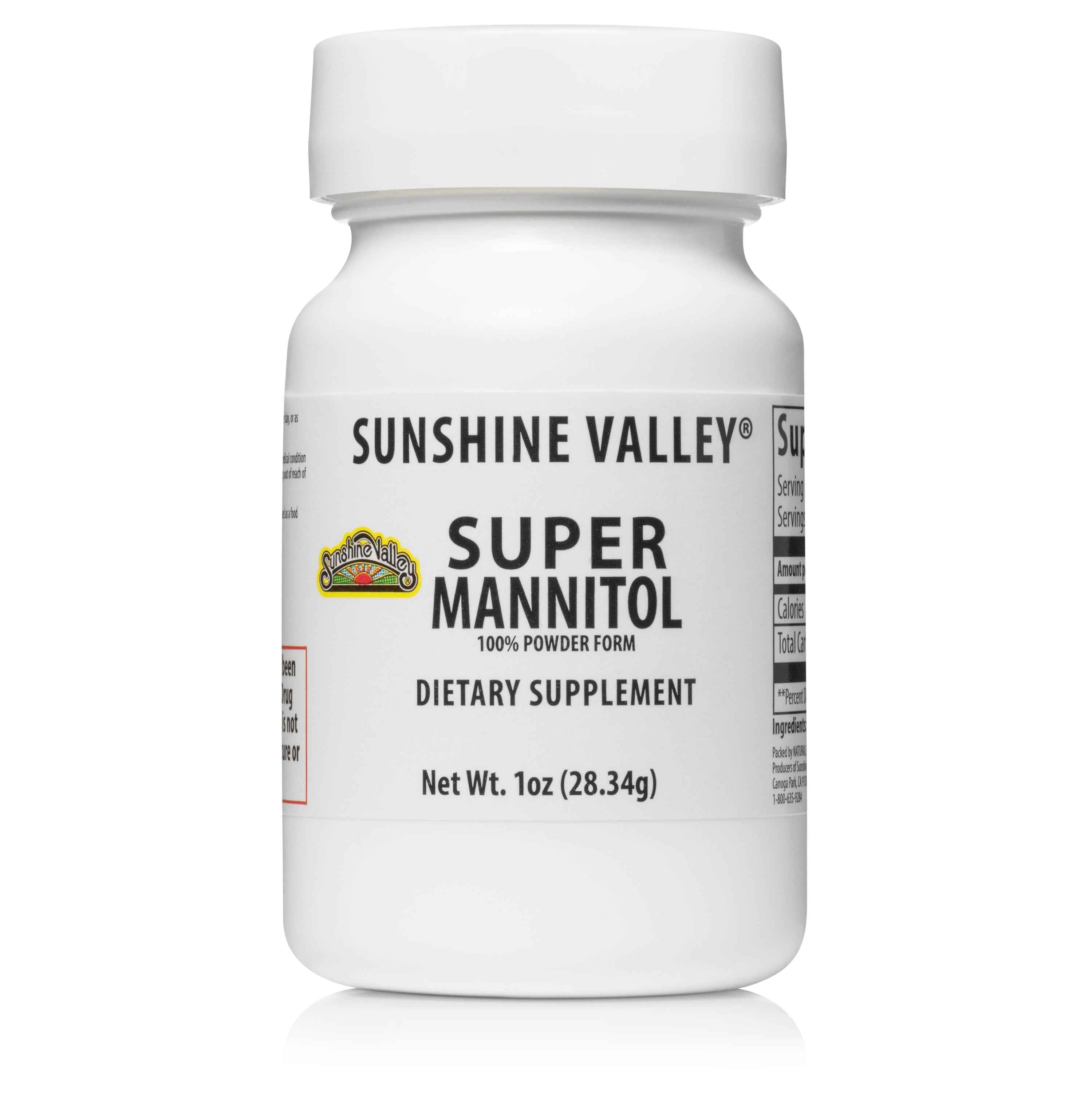 Sunshine Valley® Super Mannitol Powder Dietary Supplement One Ounce