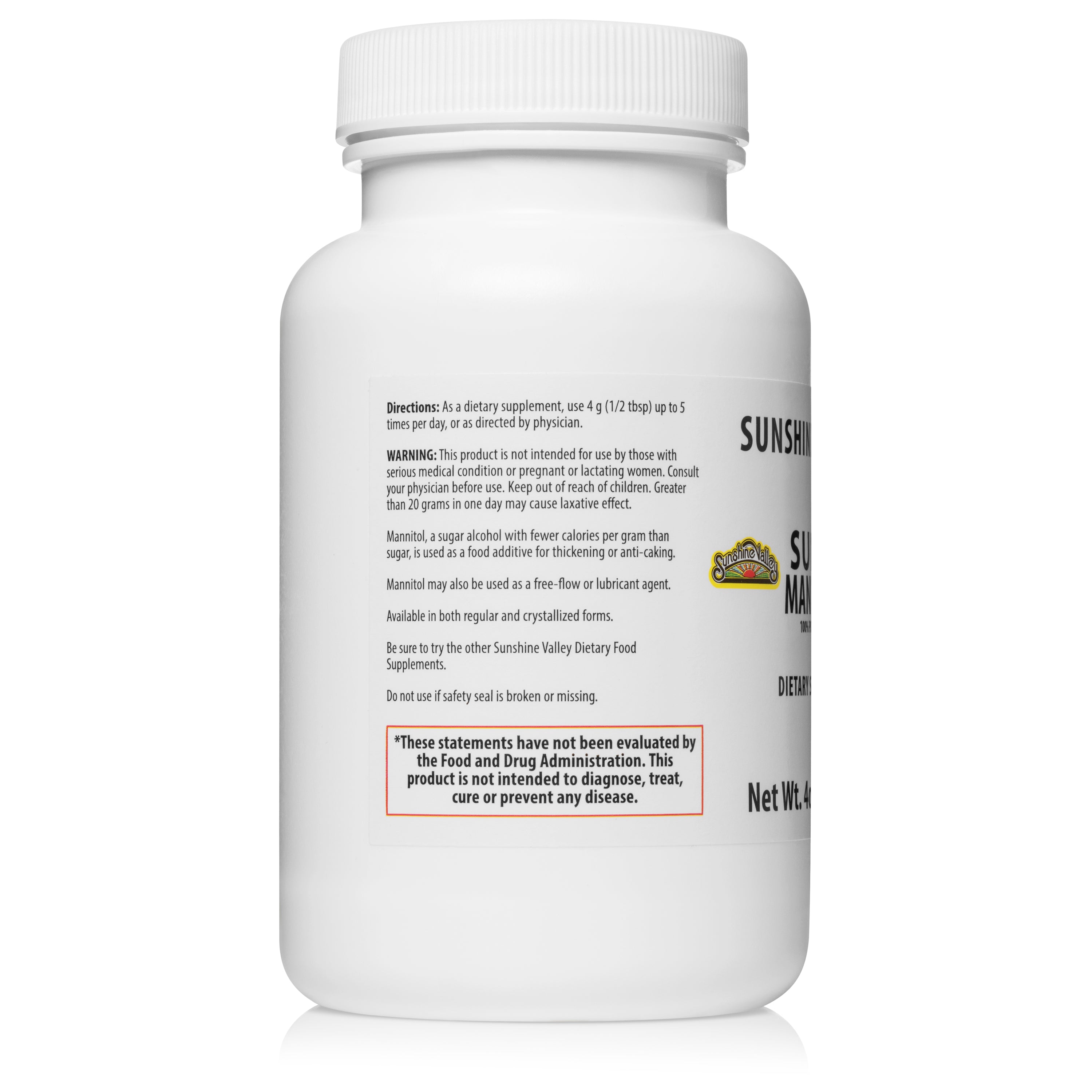 Sunshine Valley® Super Mannitol Dietary Supplement Powder