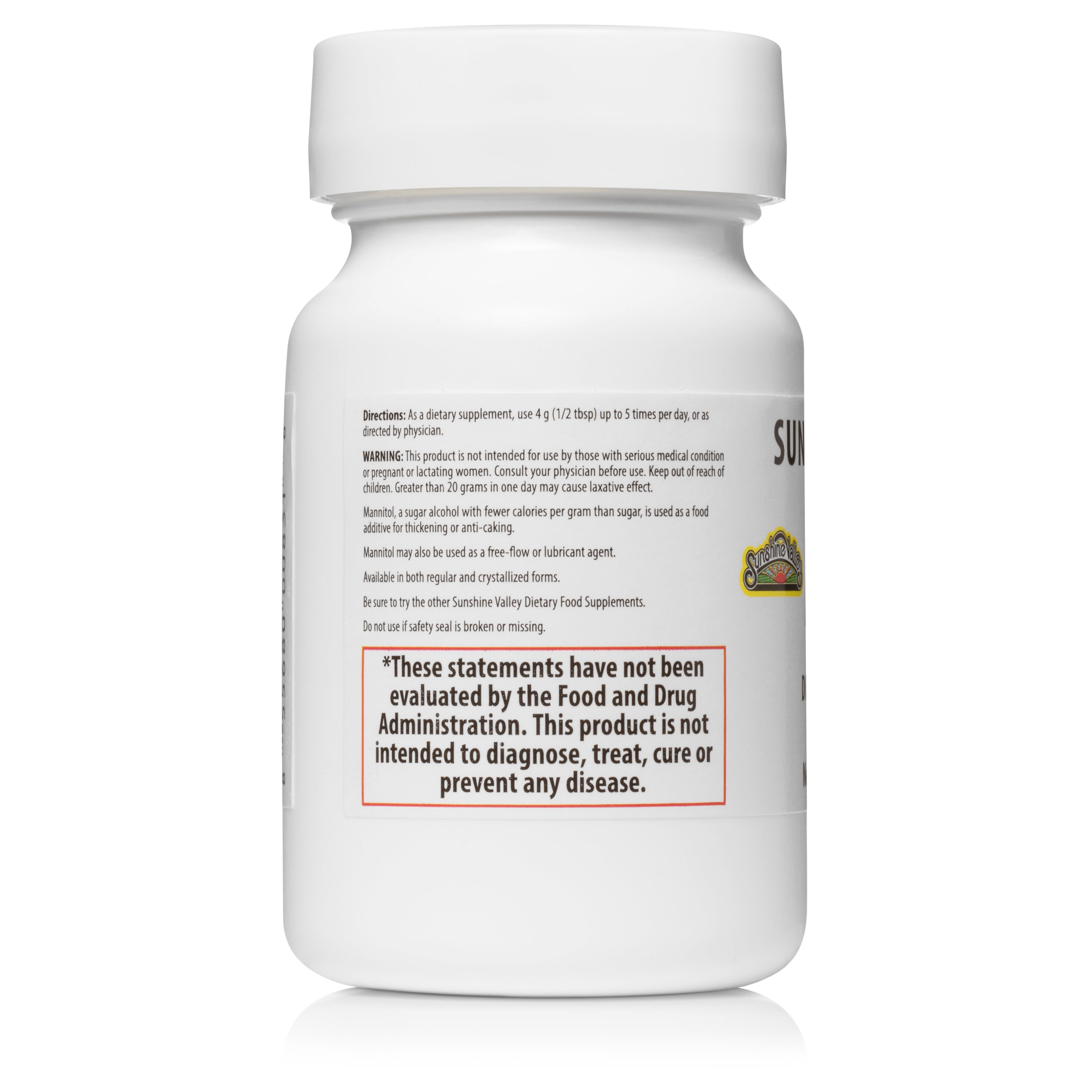 Sunshine Valley® Super Mannitol Dietary Supplement Powder