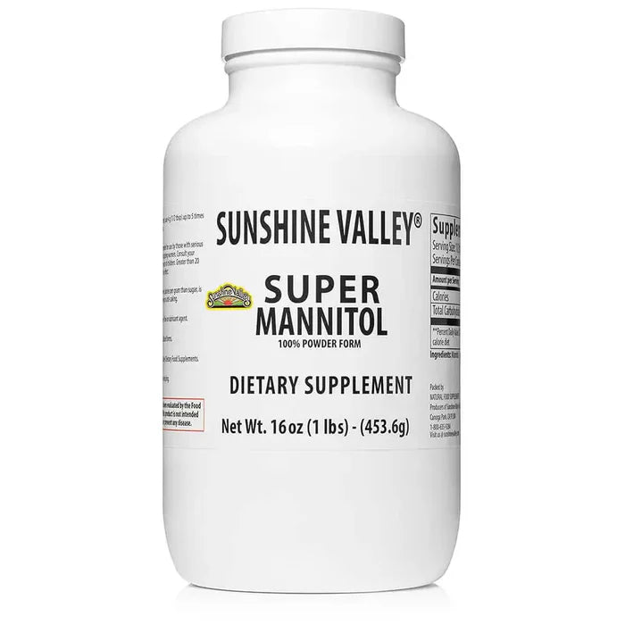 Sunshine Valley® Super Mannitol Powder, Natural & Healthy Dietary Supplement (16 oz)